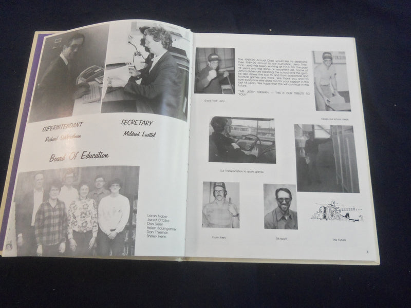 1990 PIRATEER PETERSBURG HIGH SCHOOL YEARBOOK - PETERSBURG, NEBRASKA - YB 2840