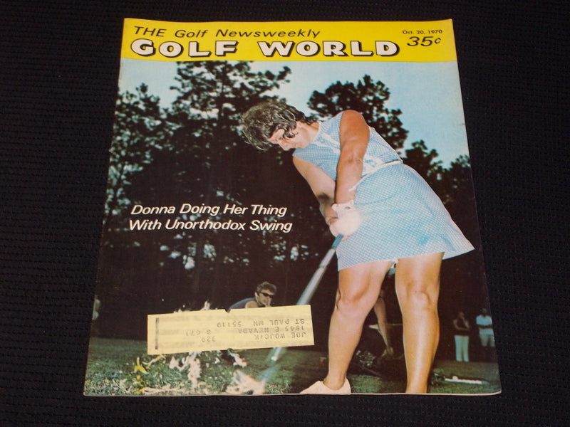 1970 OCTOBER 20 GOLF WORLD MAGAZINE - DONNA CAPONI FRONT COVER - E 6446
