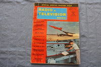 1956 MARCH RADIO & TELEVISION NEWS MAGAZINE - SERVICE FEATURE COVER - ST 1005S