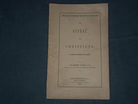 1853 AN APPEAL TO CHRISTIANS BY ROBERT ALLYN - J 4518