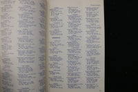 1955-1961 AFFILIATED DUPLICATE BRIDGE CLUBS DIRECTORIES - LOT OF 7 - K 2399