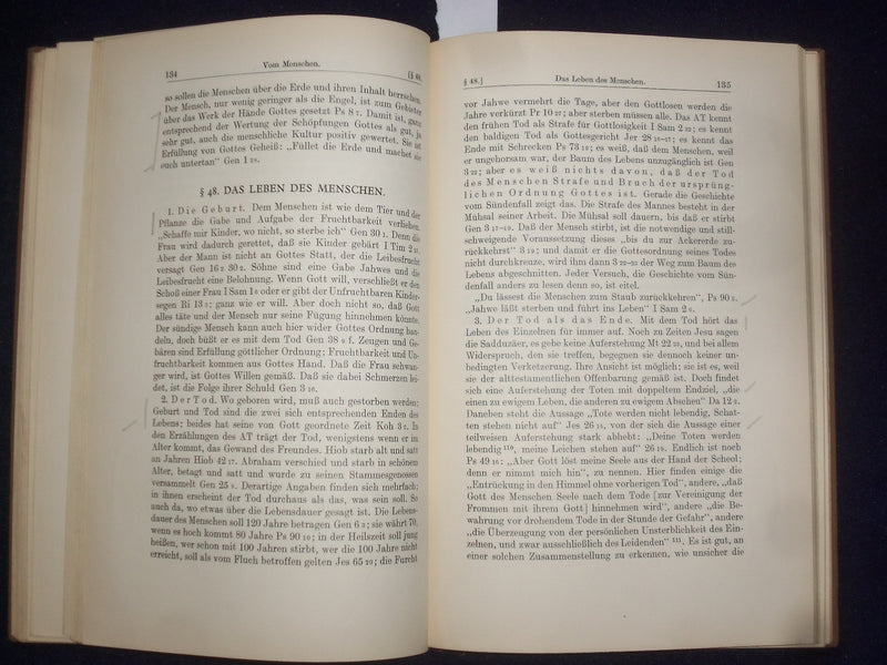 1936 THEOLOGIE DES ALTEN TESTAMENTS HARDCOVER BOOK VON KOHLER - GERMAN - KD 9021
