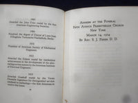 1914 GEORGE WESTINGHOUSE - A TRIBUTE HARDCOVER BOOK BY ARTHUR WARREN - K 209