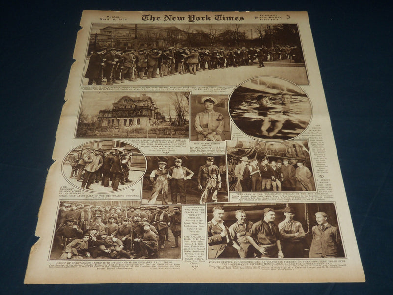 1920 APRIL 18 NEW YORK TIMES PICTURE SECTION - PRINCE OF WALES - NT 8769