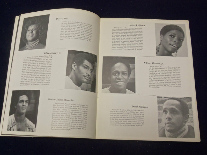1970'S YOUR ARMS TOO SHORT TO BOX WITH GOD SOUVENIR SHOW PROGRAM - J 5004