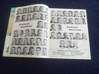 1961 NOV 4 FOOTBALL PROGRAM - UNIVERSITY OF MICHIGAN VS PURDUE UNIV - ST 7169