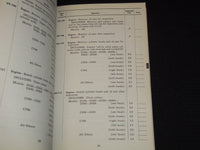 1956-1958 DODGE CAR & TRUCKS SERVICE OPERATIONS TIME SCHEDULE LOT OF 4 - J 8086