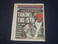 2021 JUNE 27 NEW YORK DAILY NEWS NEWSPAPER -NYC 300 WORK SITES SHUT DOWN, SAFETY