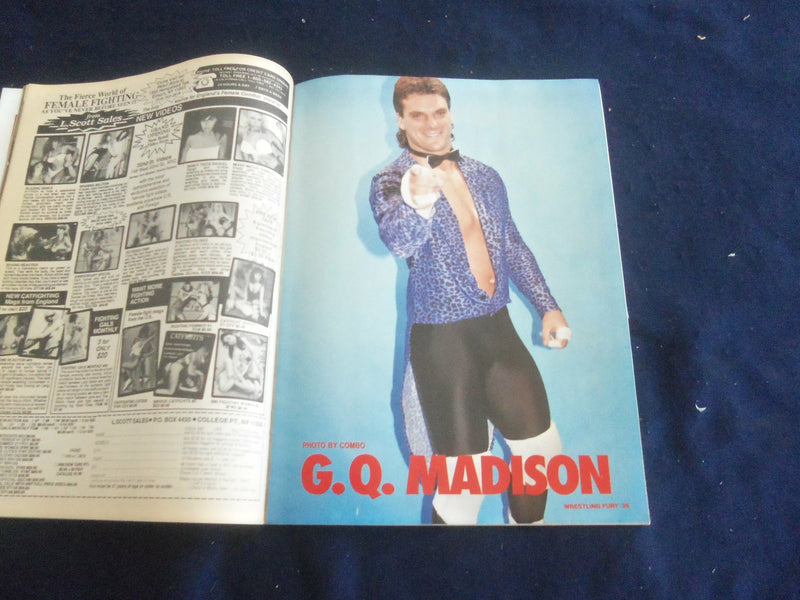 1991 WRESTLING FURY MAGAZINE - THE FOUR HORSEMEN COVER - ST 4628Z