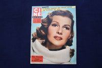 1958 JAN 17 CINE REVUE MAGAZINE - RITA HAYWORTH-GEORGE NADER COVER - E 22013