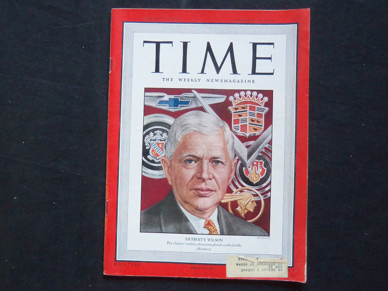 1949 JANUARY 24 TIME MAGAZINE - DETROIT'S WILSON - T 1159