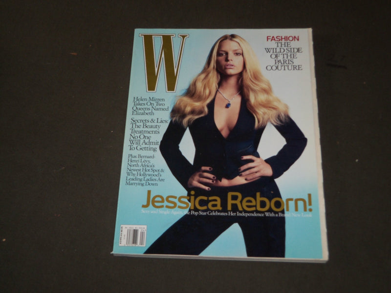 2006 APRIL W MAGAZINE - JESSICA SIMPSON COVER - B 3424