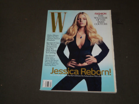 2006 APRIL W MAGAZINE - JESSICA SIMPSON COVER - B 3424