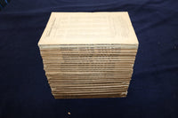 1922 CHEMICAL ABSTRACTS SEMI-MONTHLY MAGAZINE - LOT OF 25-COMPLETE YEAR - O 3381
