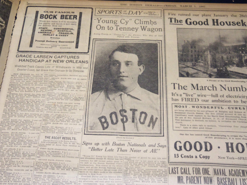 1907 MARCH 1 THE BOSTON HERALD - DID COUNCILMAN SACKS VOTE ON ORDER - BH 389