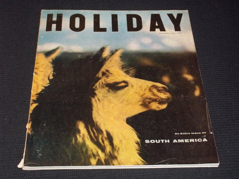 1956 NOVEMBER HOLIDAY MAGAZINE - SOUTH AMERICA NICE FRONT COVER - E 4402