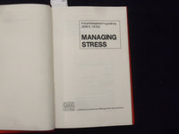 1979 MANAGING STRESS HARDCOVER BOOK BY JERE E. YATES - KD 8679