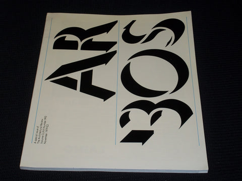 1979 NOVEMBER ARCHITECTURAL REVIEW MAGAZINE - 1930'S SPECIAL COVER - E 2974