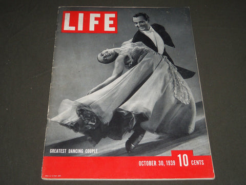 1939 OCTOBER 30 LIFE MAGAZINE - VELOZ AND YOLANDA COVER - L 154