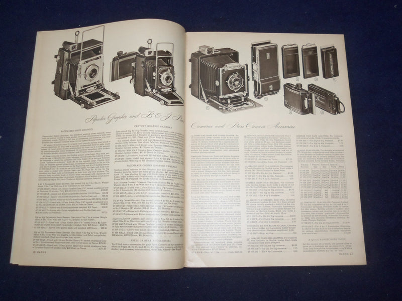 1952 MONTGOMERY WARD PHOTOGRAPHIC CATALOG - SOFTCOVER - J 9303