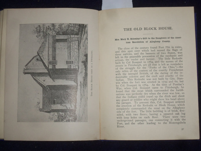 1907 FORT DUQUESNE AND FORT PITT HARDCOVER BOOK - 3RD EDITION - KD 9122
