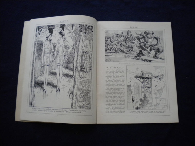 1927 OCTOBER 1 JUDGE MAGAZINE - GIVE THIS LITTLE GIRL A HAND! - B 436J