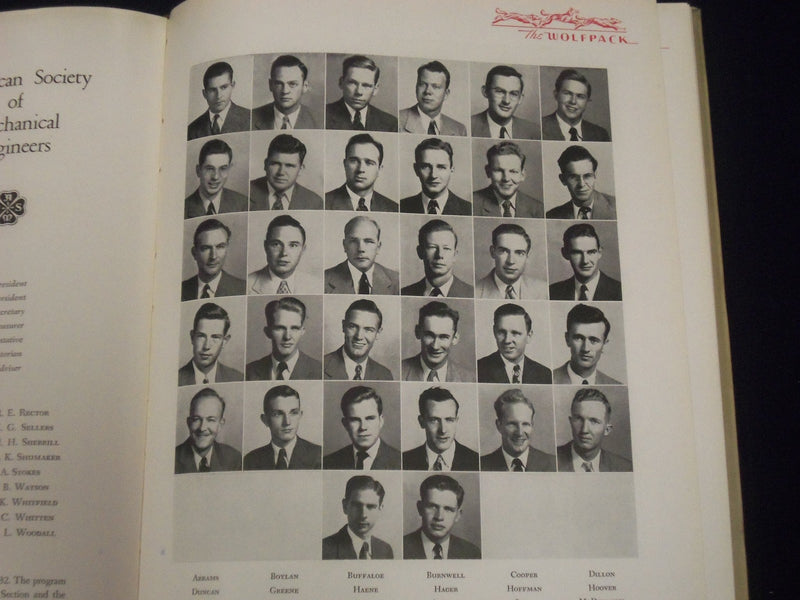 1947 AGROMECK NORTH CAROLINA STATE COLLEGE YEARBOOK - RALEIGH - PHOTOS - YB 227