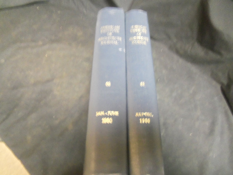 1980 AMERICAN INSTITUTE OF ARCHITECTS 2 BOUND VOLUMES - NICE PHOTOS - R 870