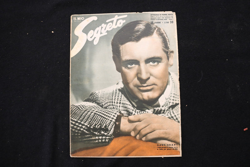 1949 APRIL 19 IL MIO SEGRETO MAGAZINE - CARY GRANT COVER - E 25887