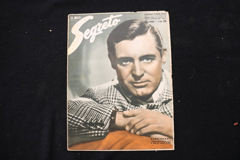 1949 APRIL 19 IL MIO SEGRETO MAGAZINE - CARY GRANT COVER - E 25887