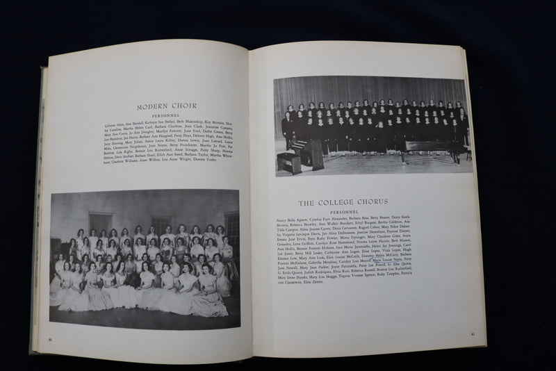 1951 DAEDALIAN TEXAS STATE COLLEGE FOR WOMEN YEARBOOK - DENTON, TX - YB 3440