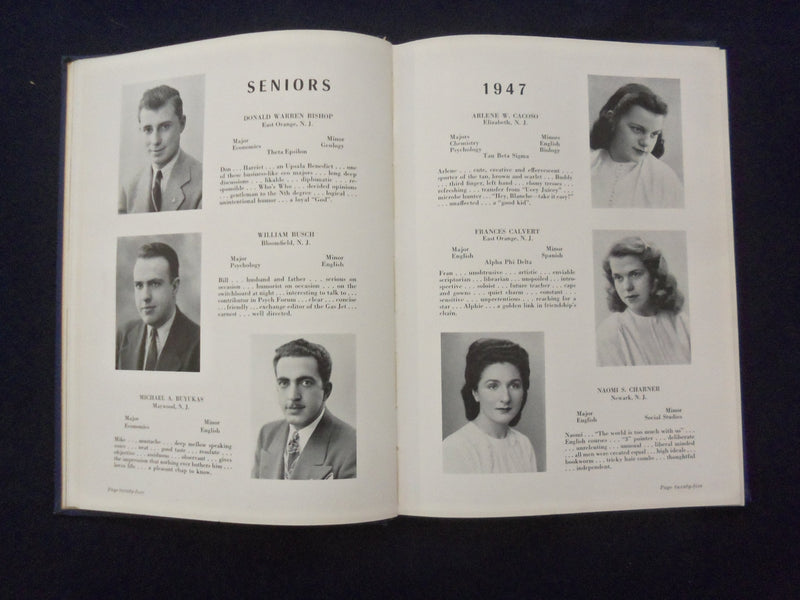 1947 UPSALITE UPSALA COLLEGE YEARBOOK - EAST ORANGE, NEW JERSEY - YB 3074