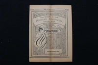 1901 HOWARD ATHENAEUM PROGRAMS - LOT OF 5 - BOSTON, MASSACHUSETTS - K 2275