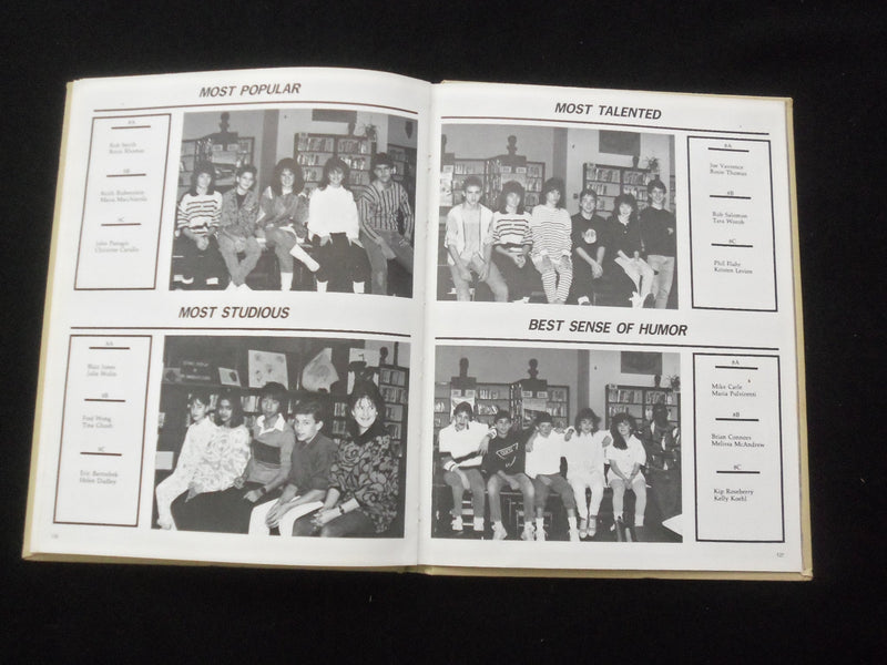 1987 SANDPRINTS CARL SANDBURG MIDDLE SCHOOL YEARBOOK - OLD BRIDGE, NJ - YB 3184