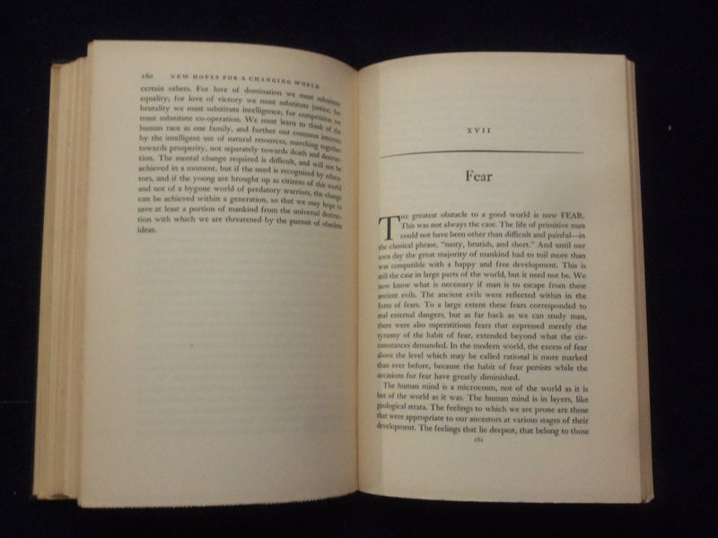 1951 NEW HOPES FOA A CHANGING WORLD HARDCOVER BOOK BY BERTRAND RUSSELL - KD 8675