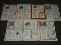 1922 HARPER'S MONTHLY MAGAZINE LOT OF 7 ISSUES - GREAT ILLUS. & ADS - WR 430B
