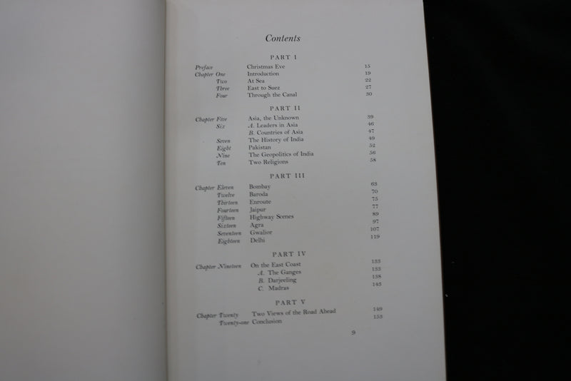 1955 A PASSAGE TO INDIA HARDCOVER BOOK BY ADRIAN VAN SINDEREN - KD 9465