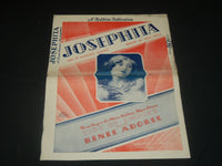 1929 JOSEPHITA TIDE OF EMPIRE - RENEE ADOREE MUSIC FOLIO - J 5657