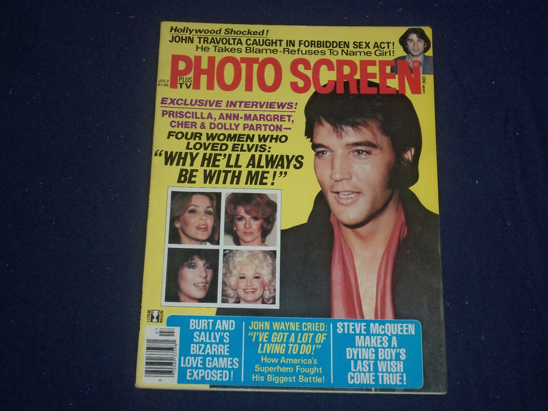 1979 JULY PHOTO SCREEN MAGAZINE - ELVIS PRESLEY - PHOTOS - ST 5886