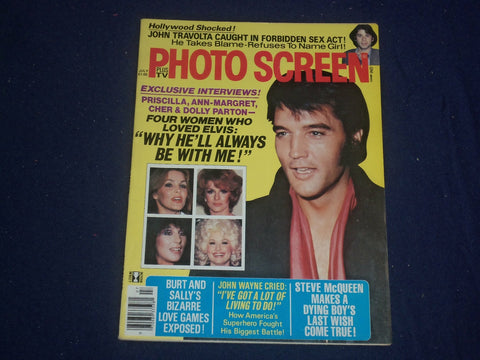 1979 JULY PHOTO SCREEN MAGAZINE - ELVIS PRESLEY - PHOTOS - ST 5886