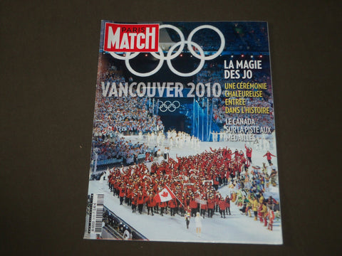 2010 FEBRUARY 18-24 PARIS MATCH (FRENCH) MAGAZINE - 2010 OLYMPICS - SP 9968