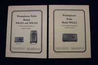 1950'S WESTINGHOUSE RADIO SERVICE NOTES - LOT OF 10 - K 762