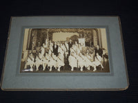 1900'S AWARD CEREMONY GROUP PHOTO - MOUNTED - 13 1/4 x 9 1/4 - #201