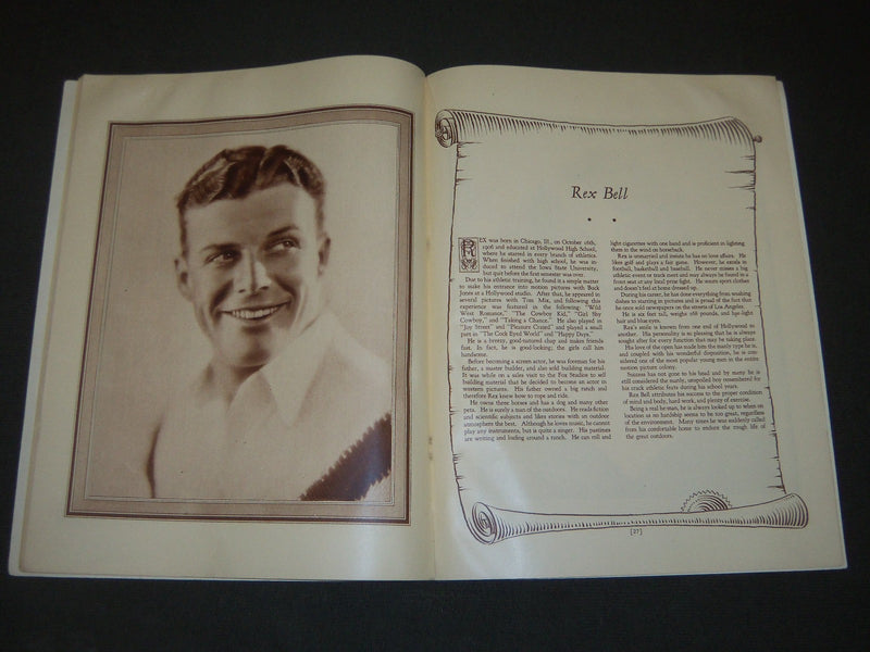 1931 SCREEN ALBUM MAGAZINE - GLORIA SWANSON & MAURICE CHEVALIER - J 5248