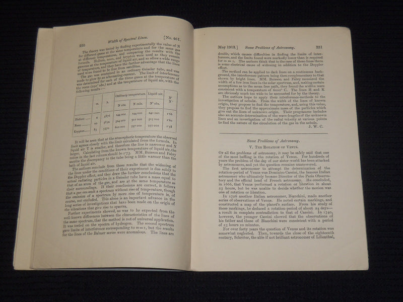 1913 MAY THE OBSERVATORY MONTHLY REVIEW OF ASTRONOMY MAGAZINE - K 558