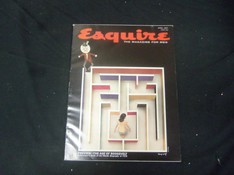1957 APRIL ESQUIRE MAGAZINE - PREVIEW THE AGE OF ROOSEVELT - ST 2665