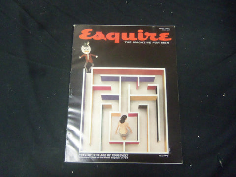 1957 APRIL ESQUIRE MAGAZINE - PREVIEW THE AGE OF ROOSEVELT - ST 2665