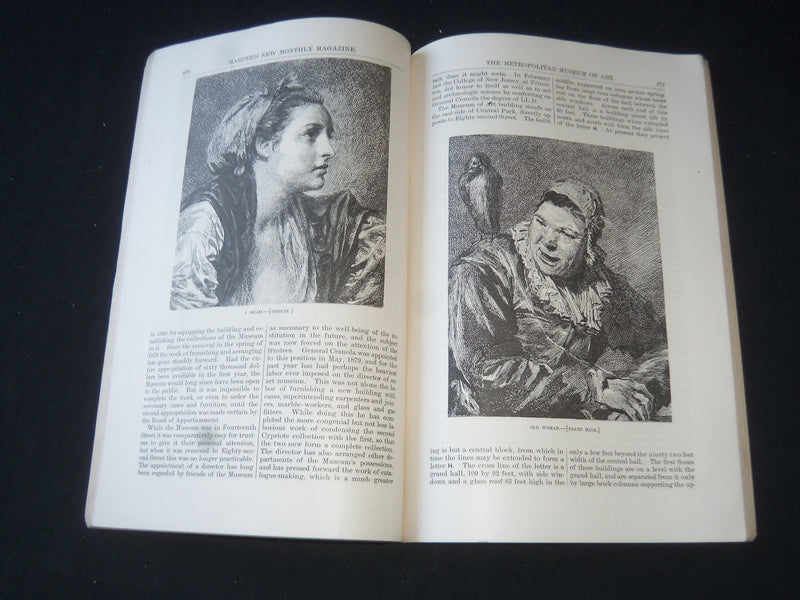 1880 HARPER'S MONTHLY MAGAZINE LOT 10ISSUES - NICE ILLUSTRATIONS & ADS - WR 1410