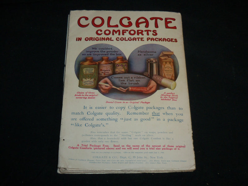 1908 JULY THE COSMOPOLITAN MAGAZINE - SUMMER'S RETURN - NICE ADS - J 6693
