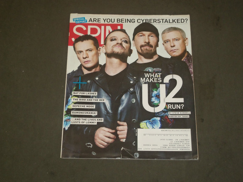 2009 APRIL SPIN MAGAZINE - WHAT MAKES U2 RUN? - GREAT PHOTOS - B 2080
